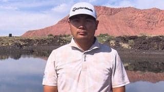 久常涼は暫定29位　ショット好調で「久しぶりに初日から良いスタートができた」