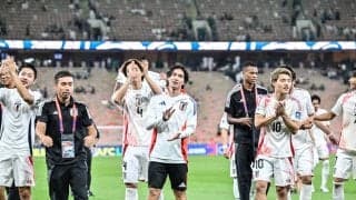 まさかの8選手が…サウジアラビア戦で大型モニターに映る「サッカー日本代表選手の名前間違い」続出！ 徐々に訂正されていくも、先発3人、控え5人の名前に誤植