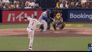 これは打てない… パドレス・松井裕樹に「やっとかよ！」 ド軍強打者が天を仰ぐ… “完璧すぎる1球”に「もっといい場面で使って」