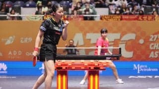 快進撃の張本美和にかかる三冠獲得への可能性　中国選手に圧巻の3連勝、木原美悠とのダブルスでも4強入りで金メダル奪取に期待【アジア選手権】