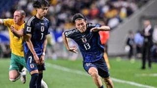 【森保ジャパンの攻撃的3バックの“肝” WB5人が豪州戦で見せた手応えと違和感(1)】中村敬斗が覚悟していて出場時間と、三笘薫の疲労ゆえの関係性……OGは「2人で崩した」