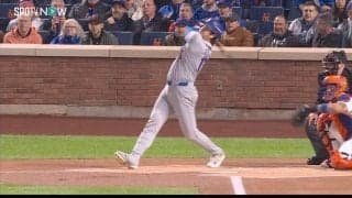 大谷翔平のPS第3号弾丸ホームランに相手外野手“確信フリーズ”…わずか3秒でスタンド到達に敵地沈黙「追いかけるのやめてるw」