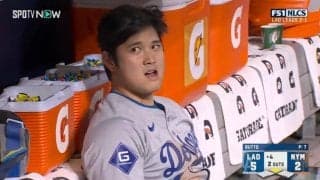 「ショウヘイ、よく走ったな！」大谷翔平、一塁から激走ホームインで“ぐったり”苦笑いの一部始終…ベッツはにっこり「これはかなり疲れただろうねw」