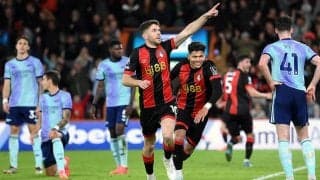 サリバの前半退場響いたアーセナルがボーンマス相手に今季初黒星…【プレミアリーグ】