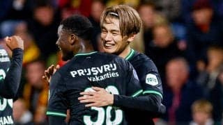 「美しすぎる」「信じられない」上田綺世が2戦連発！ GKからパス12本を繋いだ完璧なパスワークで今季リーグ戦3点目「ワールドクラスだ」