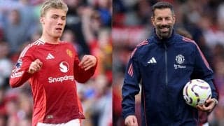 今季リーグ戦初得点のホイルンド、コーチ務めるファン・ニステルローイ氏とは「非常に近い距離」「多くを学べる」