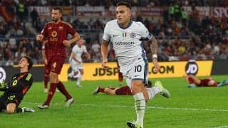 インテルがローマにウノゼロでリーグ3連勝！　主力2人負傷もラウタロが決勝点【セリエA】