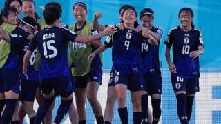 リトルなでしこがブラジルに逆転で初白星！　後半に佐藤ももサロワンウエキ＆古田麻子が鮮やか連続ゴール【U-17女子W杯】