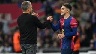 ガビ復帰にバルセロナ指揮官も心打たれる　「ファンの姿は鳥肌もの」