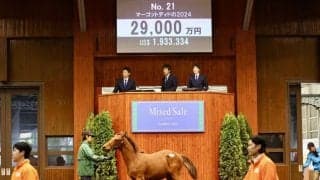 【ミックスセール2024】ジャスティンミラノ半弟に2億9000万円…藤田晋氏が落札
