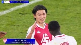 「大暴れだ」南野拓実、ＣＬで２ゴール・１アシスト！ 香川真司に並ぶ日本人通算最多得点「南野の日になったな」「やっぱモナ王だわ」ファンも歓喜