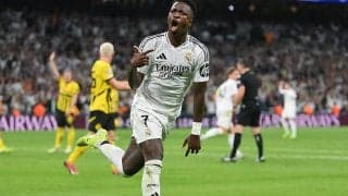 王者マドリーが昨季決勝カードで圧巻のレモンターダ達成！　ヴィニシウスのハットなど後半5発で2点差引っくり返す【CL】