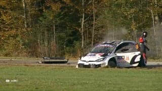 “白い”GRヤリスが「回転した」 世界最速ラリーで「大きなドラマ」衝撃リタイアにX騒然