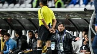 ACLE上海戦に敗れ、川崎・鬼木達監督が「勝ちや引き分けにできなかったのは自分の力不足」　開始5分の退場で85分を数的不利で戦う……「選手は最後の最後まで非常に戦ってくれました