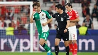 上田綺世がCL初ゴールを記録！フェイエノールトが強豪ベンフィカに3発快勝！【CL】