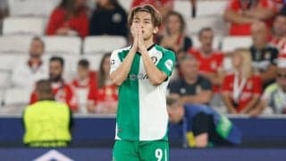 「いるべきところにいる」「見事なゴール」上田綺世が念願のCL初ゴール！ 相手ゴールキックの流れからニアを抜く先制弾「おめでとう！」