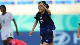 リトルなでしこがザンビアに4発圧勝！ 眞城美春の2ゴールなどでグループ首位通過でベスト8進出【U-17女子W杯】