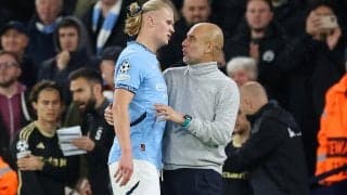 「この男の才能は信じられないほど」ハーランドの衝撃弾をグアルディオラ監督も絶賛、CL連勝には「とても満足」