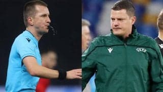 標識を動かした？ 試合前夜の奇妙な行動…UEFAが「不適切な行為」でポーランド人審判員2名を1年間の職務停止に