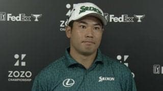 松山英樹は59位で最終日へ「バーディをたくさん獲れるように頑張りたい」