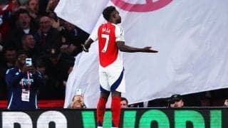 アーセナルの若きエースが“レジェンド”アンリを超えた　サカがクラブ史上最速でプレミア50ゴール