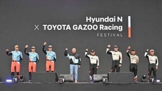 トヨタ×ヒョンデの合同イベントに参加のモリゾウ「新たなドラマが生まれる予感」