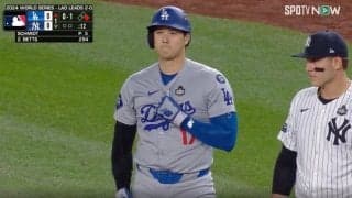 何が起きた？ 大谷翔平、走塁時に起きた“異変”「泣ける」 ユニフォームで左腕を固定…「痛々しい」「無理しないで」