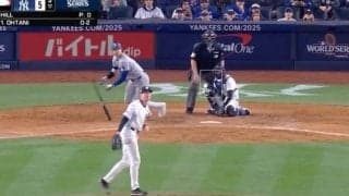 え、なんで…！？ 大谷翔平に「ドン引き」 “初球打ち”に呆然… 相手投手の様子がおかしくなる「苦手じゃないの？」