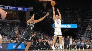 【NBA】河村勇輝、2試合目出場のネッツ戦前に実現した“日中交流”　2Way契約結んだ21歳新星、無得点もアジア選手の躍進に注目