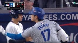 何が起きた？ 大谷翔平、ボールボーイに“神対応”「優しすぎ」 左手でボールを拾って…「スゴい人だな」