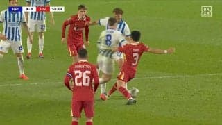 容赦ない！遠藤航“足踏みタックル”を食らわせてイエローカード！約1か月ぶり先発も途中交代で「もう少し出場機会欲しい」