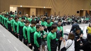 東京Vがファン感謝祭を開催…開幕戦ゴールの山田楓喜が流れ作った軽妙トークで会場大盛り上がり