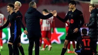 「90分間、100％の力を発揮」記録尽くめの大勝に満足のフリック監督…顔面蹴られ流血で交代のクバルシの無事も報告