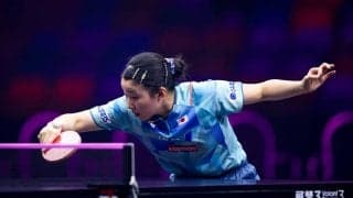 張本美和、平野美宇との注目対決勝利に「期待通りの活躍を見せた」　大会公式は決勝進出にも期待「あと2勝でタイトル争いに到達」【WTTチャンピオンズフランクフルト】