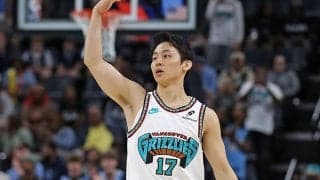 河村勇輝がNBA初得点…グリズリーズはレイカーズに快勝、八村欠場し日本人対決お預け