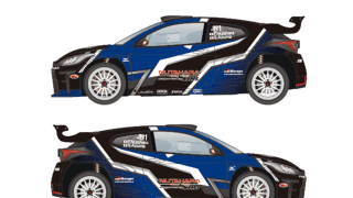 WRCラリージャパンに参戦の奴田原文雄 トヨタGRヤリス・ラリー2はKTMSカラーに