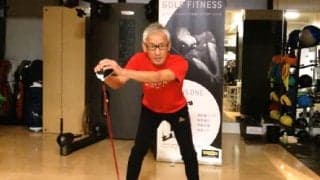 シニアゴルファーの方必見！スイング中の突っ込みをなくす身体の使い方～カラダの連動性～