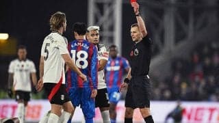 鎌田大地がキャリア初の退場…パレスはフルアムに敗れて3戦ぶり黒星【プレミアリーグ】