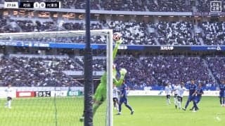 えっ、触ってる！？ 町田守護神の“神業1mmセーブ”が話題沸騰「大ゴラッソ未遂」35mスーパーミドルを指先で弾いた瞬間「クルトワかよ」