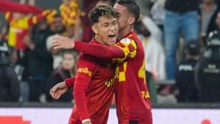 松木玖生が待望のトルコ初ゴール！　元同僚GKスウォビィク相手の90＋10分弾に「クバから初ゴールとか熱すぎる」