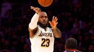 レイカーズ逆転勝ち…レブロンがトリプルダブル、八村はFG成功率18.2%と不発