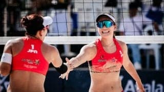 【バレー】柴麻美／丸山紗季組がベスト4に　2024ビーチバレーボールアジア選手権