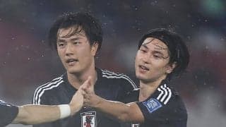 「速すぎる」南野拓実、爆速フィニッシュで追加点！ 急加速ダッシュから左足ダイレクトで豪快ゴールの瞬間 【インドネシア戦】