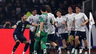 最下位インドネシアに苦戦も要所締めた日本が4発完封！ 菅原由勢の豪快弾に大橋祐紀もデビュー【2026W杯アジア最終予選】