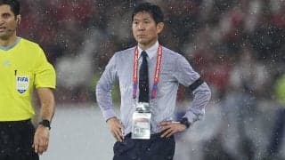 「耐えたことが勝因」立ち上がりの決定機セーブを称える森保一監督、日本代表のファン・サポーターへ「共闘、応援よろしくお願いします」