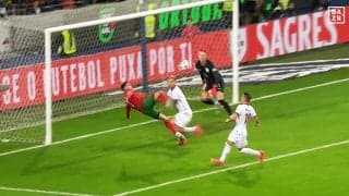 キャプテン翼かよ！ C・ロナウドの“驚愕バイシクル弾”にSNS騒然！「39歳のやっていいゴールじゃない笑」「衰え知らずすぎる」