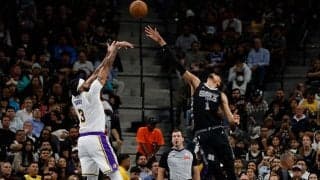 レイカーズがスパーズを撃破…AD40得点&レブロン4戦連続トリプルダブル、八村塁は足首捻挫で欠場