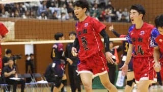 洛南高 全国大会の経験を生かし逆転勝ちで2年連続の本戦へ 中上キャプテンは両チーム最多の42得点【春高2025京都府予選（男子）】