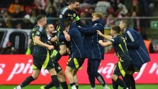 後半ATの劇的ロバートソン弾でスコットランドがリーグA残留プレーオフへ、最下位転落のポーランドがリーグB降格【UNL】