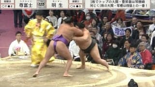 もの凄い威力だ…尊富士、力士を吹っ飛ばす異次元なパワーに騒然「飛んだよ」「ヒグマのような怪力」